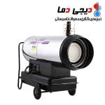 جت هیتر دودکش دار گازوئیلی QELB-110 باکدار نیرو تهویه البرز - تصویر 4